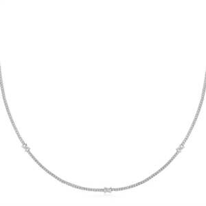 NEW ANIA HAIE women's cross station necklaces in silver